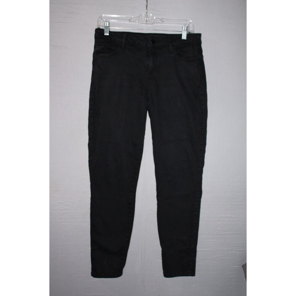 Guess Sexy Curve Mid-Rise Skinny Black Jeans Stretch Women's Size 28 Casual